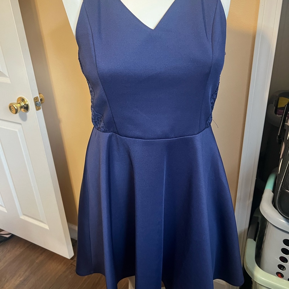 Blue Sleeveless Dress